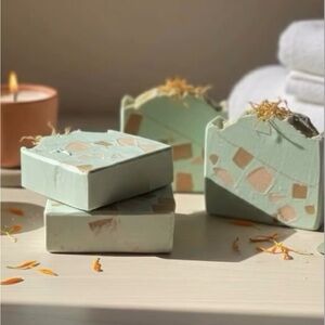 Mint Green Mosaic Hand Soap